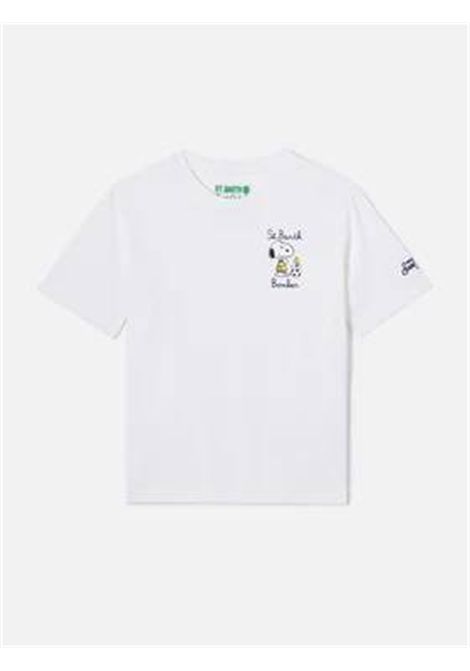 T-shirt cn stampa SAINT BARTH | PRL0001 PORTLAND JR02650L SNOOPY SB BOMBER 01N EM